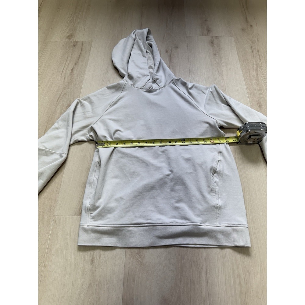 Lululemon Hoodie Women's Medium Off White Pullover Sweatshirt Scuba - Picture 3 of 7